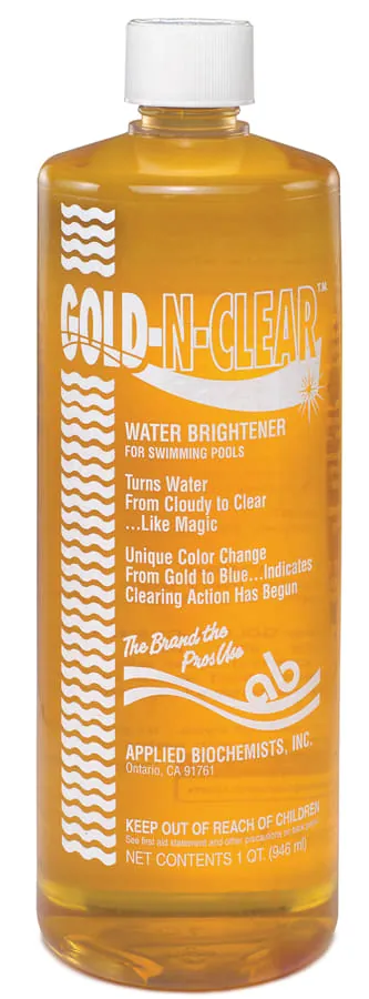 Applied Bio Gold-N-Clear Clarifier 32 fl oz Bottle (407803A)