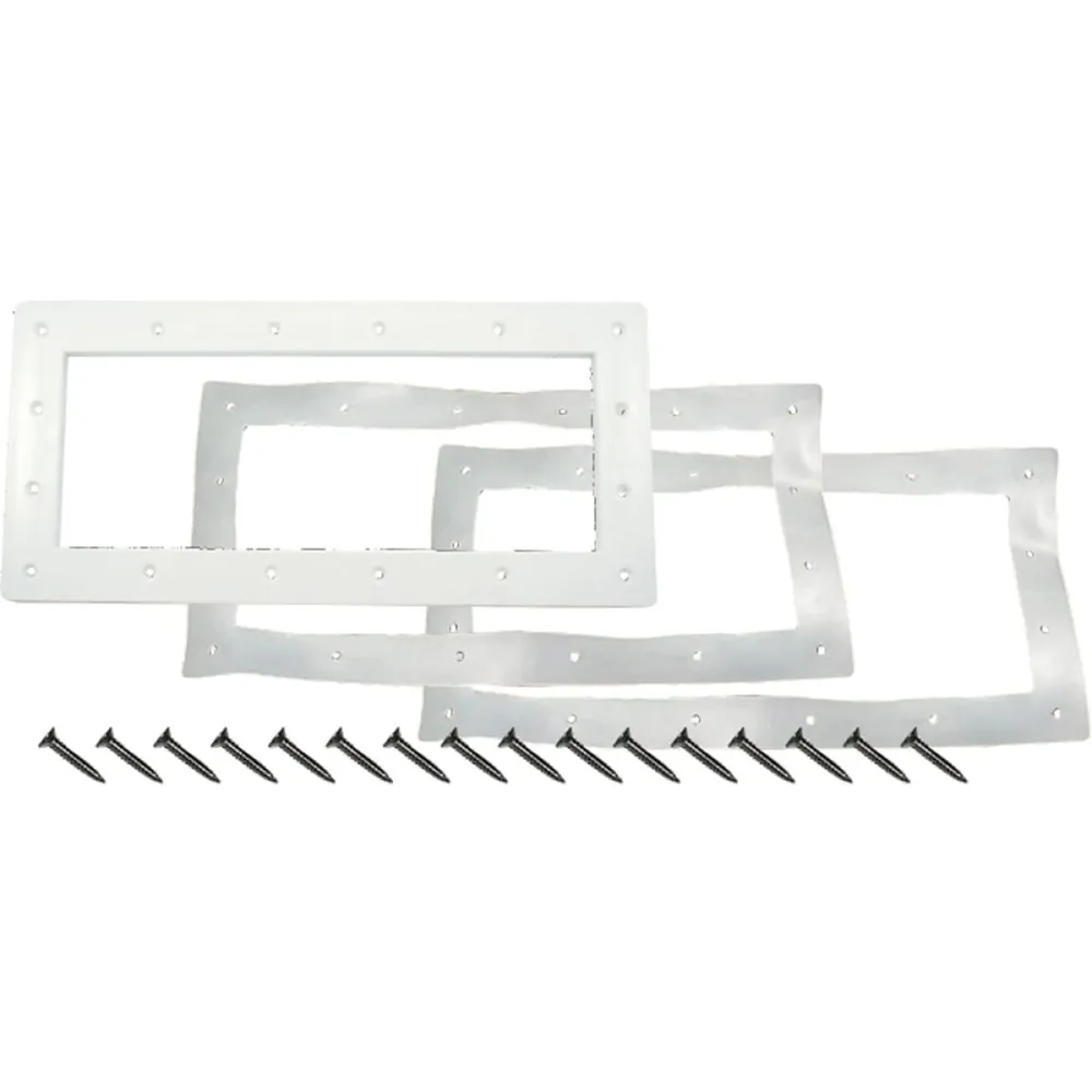 CMP Skimmer Faceplate Kit, Wide Mouth, White, Vinyl (25541-100-000)