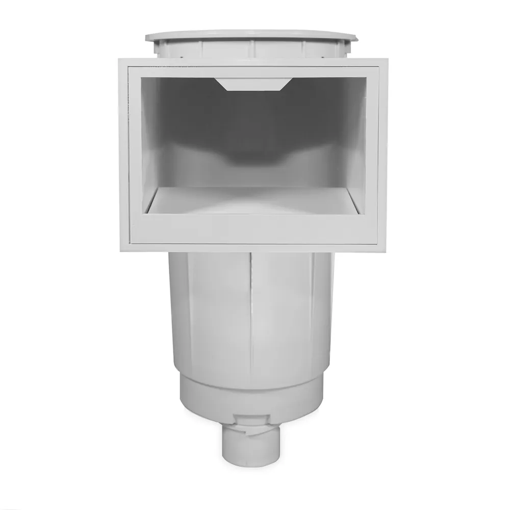 Hayward Skim Master Skimmer, 2" S x 2-1/2" SP w/Float Valve,Tan Cover, Over Flo Port, White, Concrete (SP1072S (Hayward SP1072S210FVA)