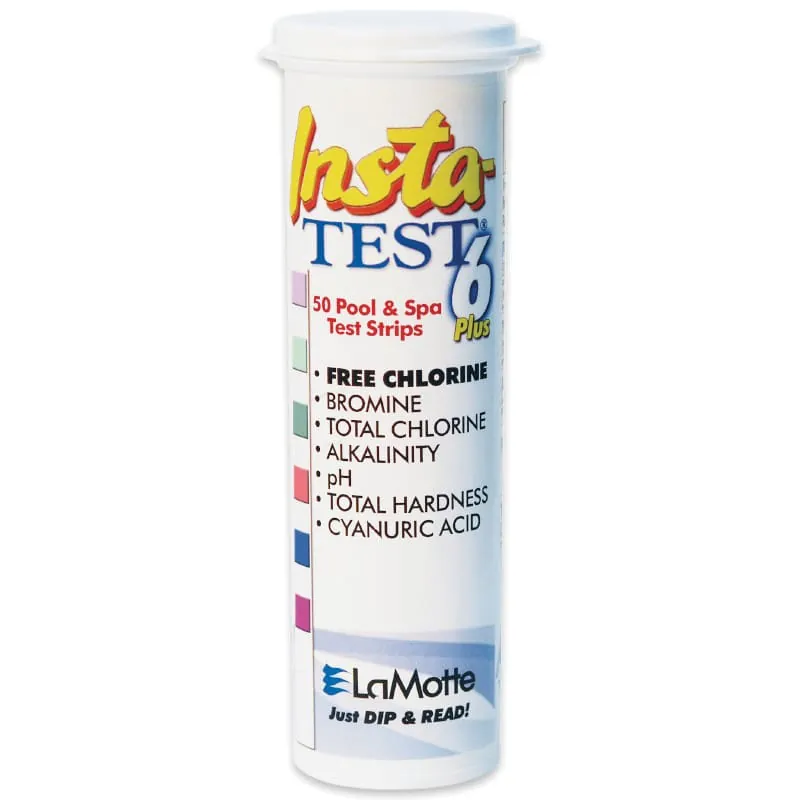 LaMotte Insta-Test 6-Way Plus Blister Carded, 50 Strips (3028-BC-12)