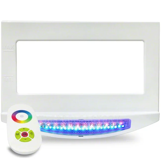 Multi-Color LED Skimmer Face Plate Light with Remote Control (Champlain Plastics ACM-197C)
