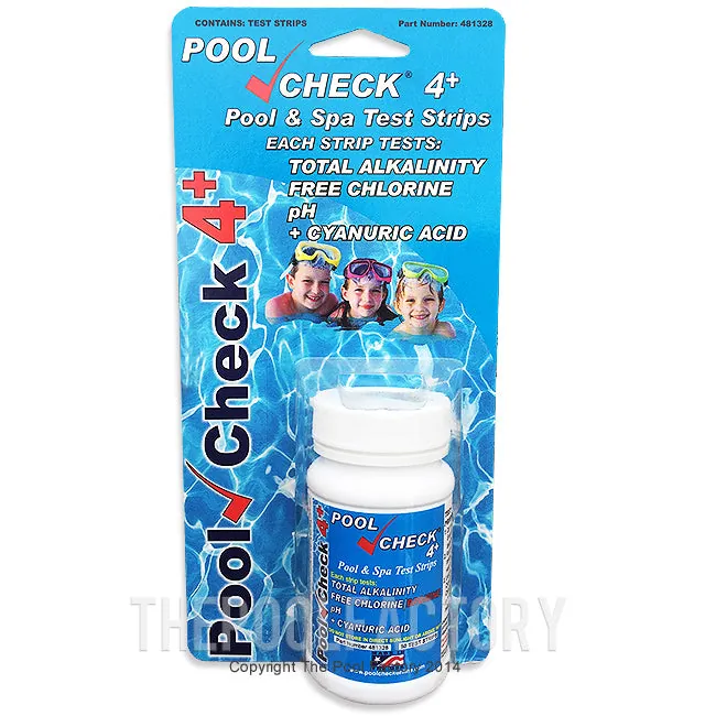 Pool Check 4-in-1 Test Strips (50)