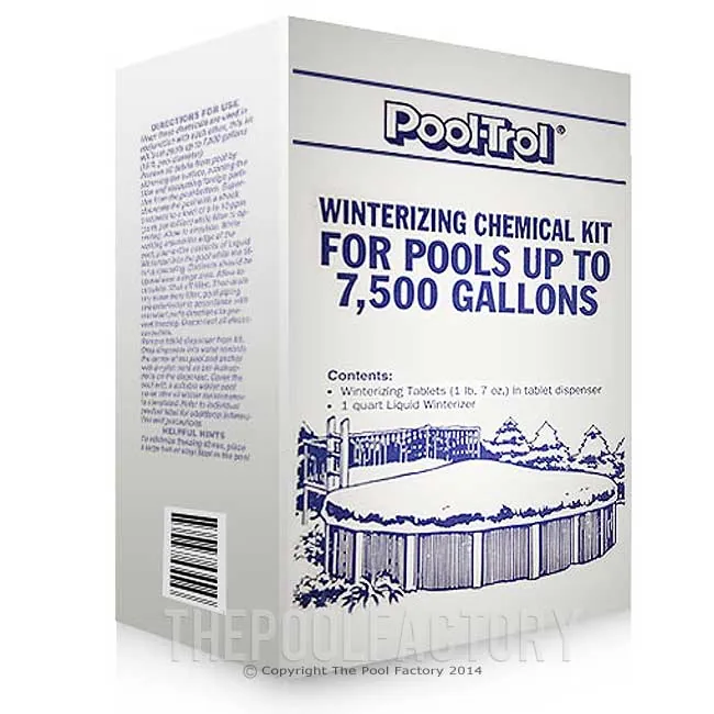 Pool-Trol Winterizing Kit for Pools up to 7,500 Gallons (Pool-Trol pool-trol-7500)