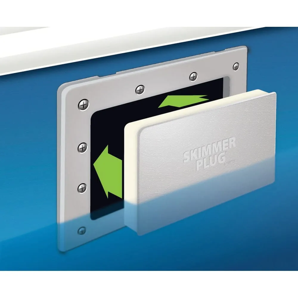 Simple Pool Technology Simpool Wide Mouth Skimmer Plug for Hayward SP1090WM, Aquador 1010, Rectangle, Abovegro (Hayward AGWM)